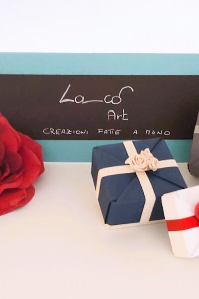 regali handmade e piccoli scatole portaconfetti realizzate a mano