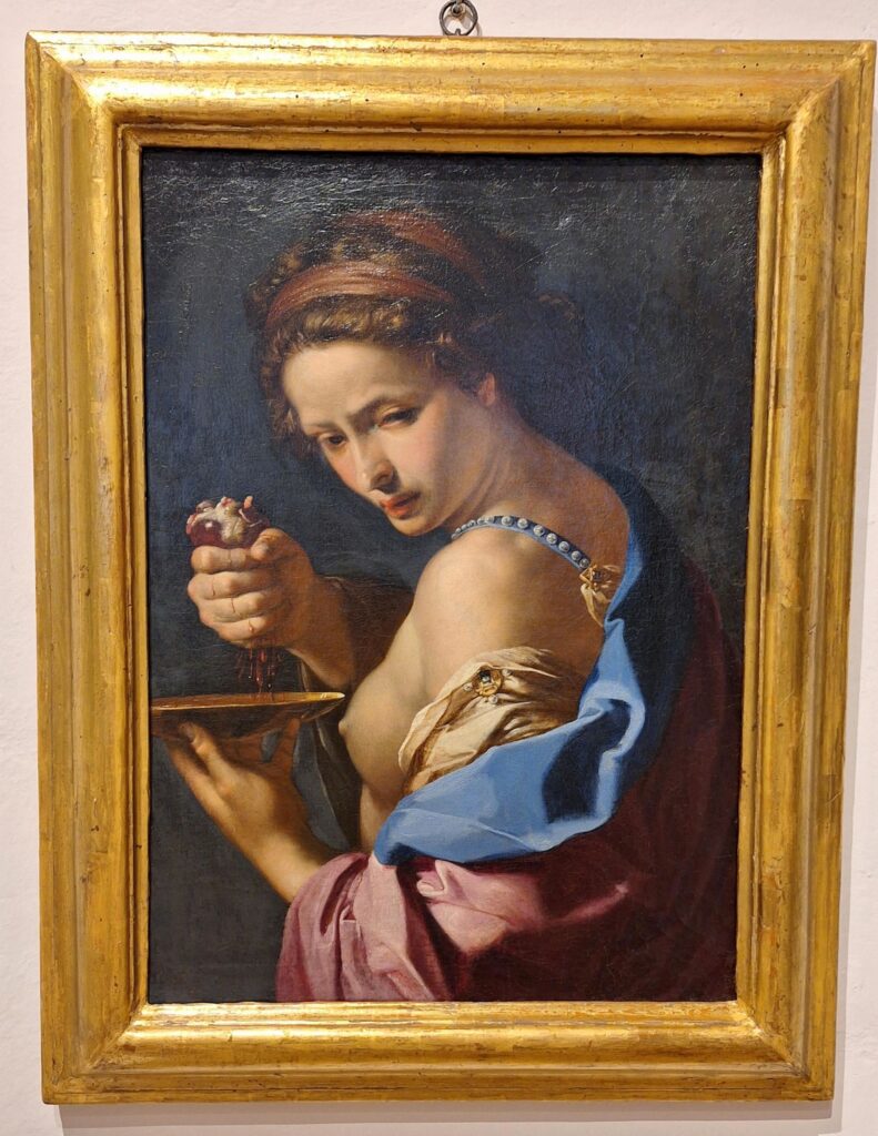 Ghismunda di Bernardino Mei alla Pinacoteca di Siena, uno dei miei quadri preferiti nel mio museo di cuore a due passi da casa
