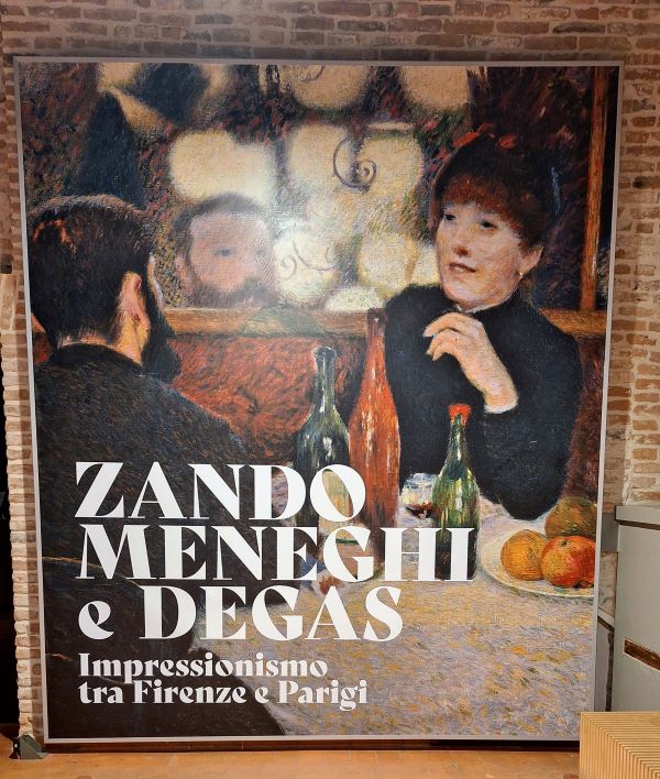 Zandomeneghi e Degas: all'entrata del museo palazzo Roverella a Rovigo