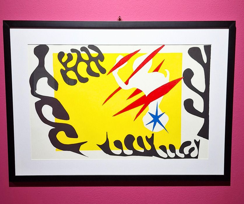 Le Cauchemar de l'Eléphant Blanc- tratta da Jazz-Matisse Uno delle tavole del libro d'artista Jazz, di Henri Matisse