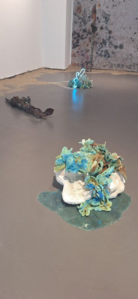 sculture realizzate dall'artista Silvia Mariotti in Anime di Cristallo, progetto per Italian Council